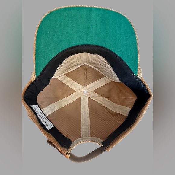 NWOT Vintage Banks Corduroy Rope Hat Brown Imperial Caps Denver NEW Unworn - Picture 5 of 8